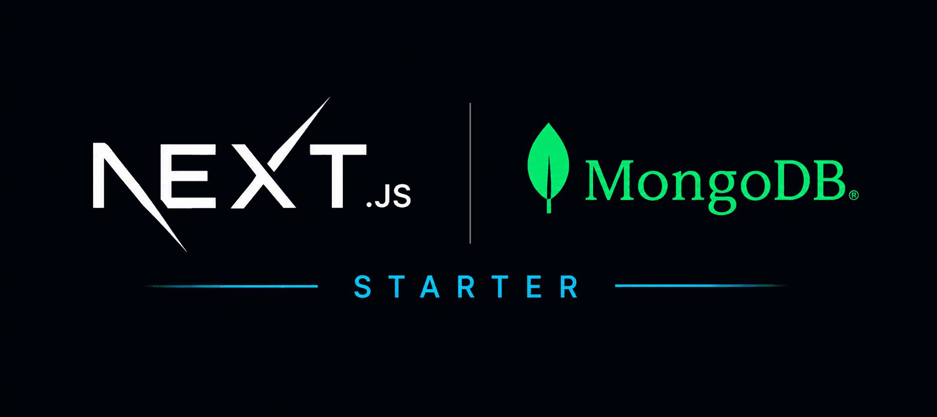 Next.js MongoDB Starter